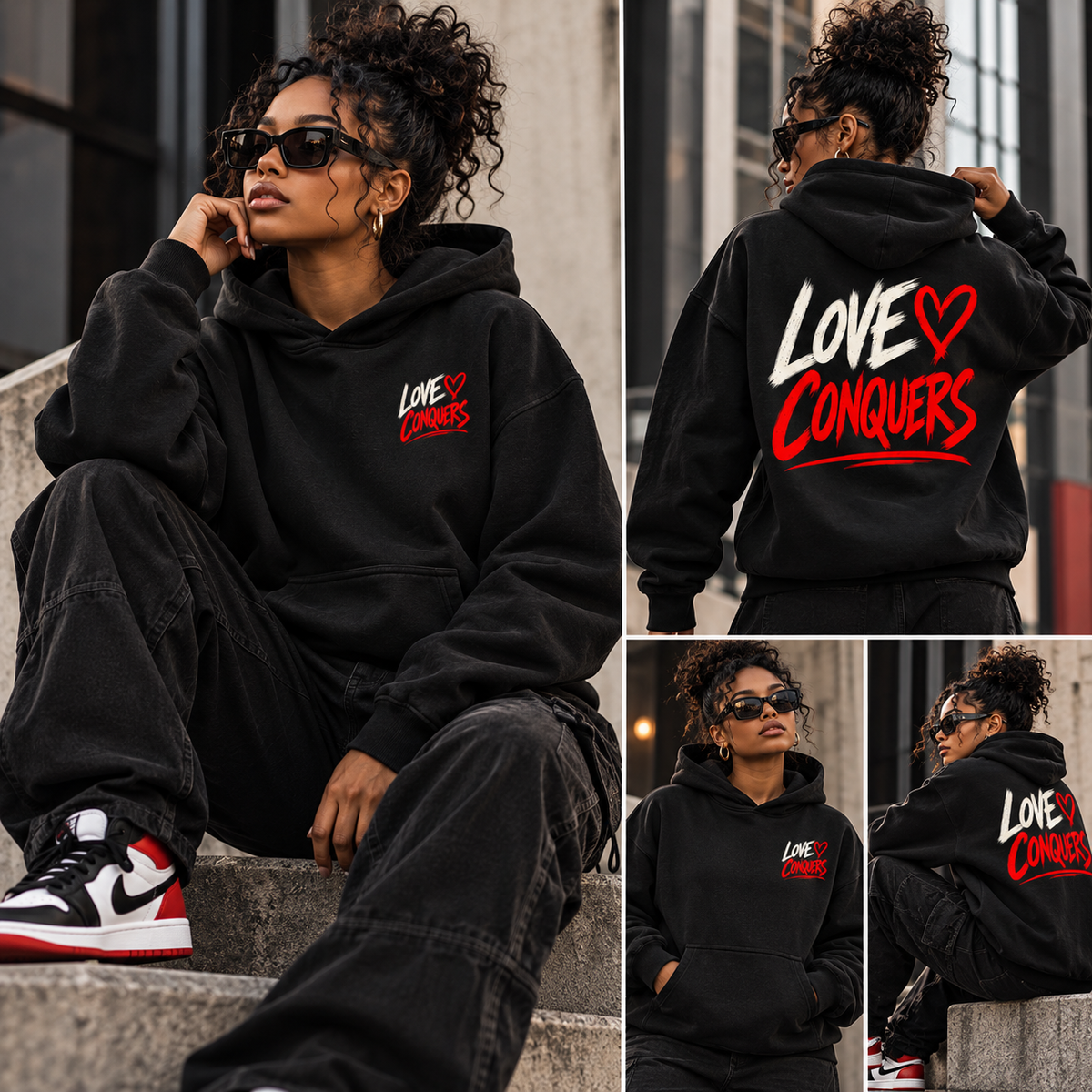 Love Conquers | Heavyweight Pullover Hoodie