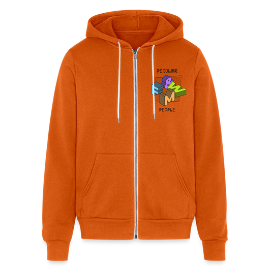 Bella + Canvas Unisex Full Zip Hoodie - autumn