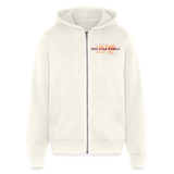 Liquid Full Zip Hoodie - vintage white