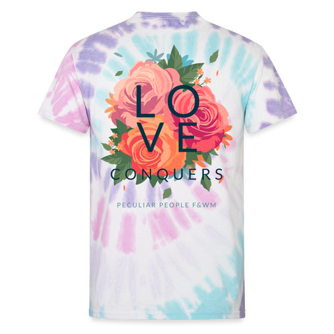 Unisex Tie Dye T-Shirt - Pastel Spiral